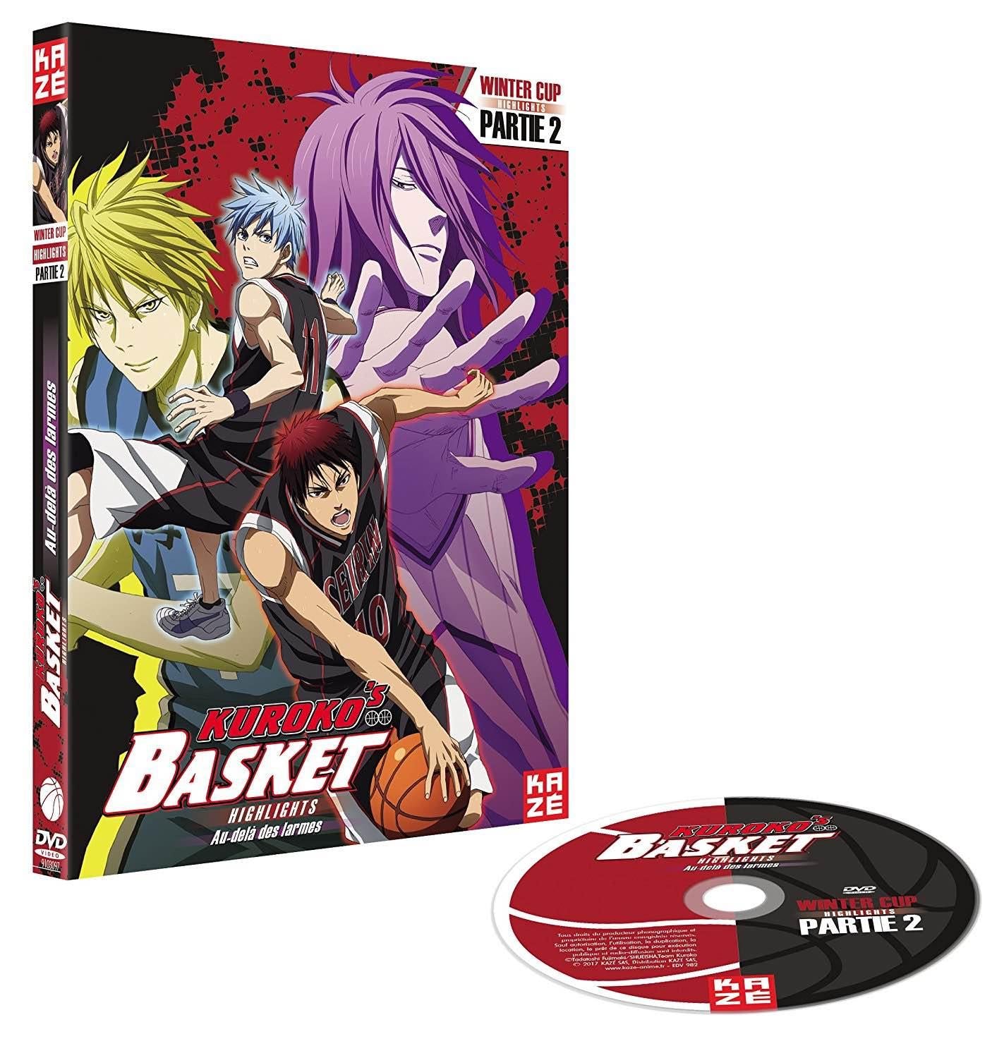 Kuroko's Basket - Winter Cup Highlights Partie 2 : Au-delà des larmes [DVD]