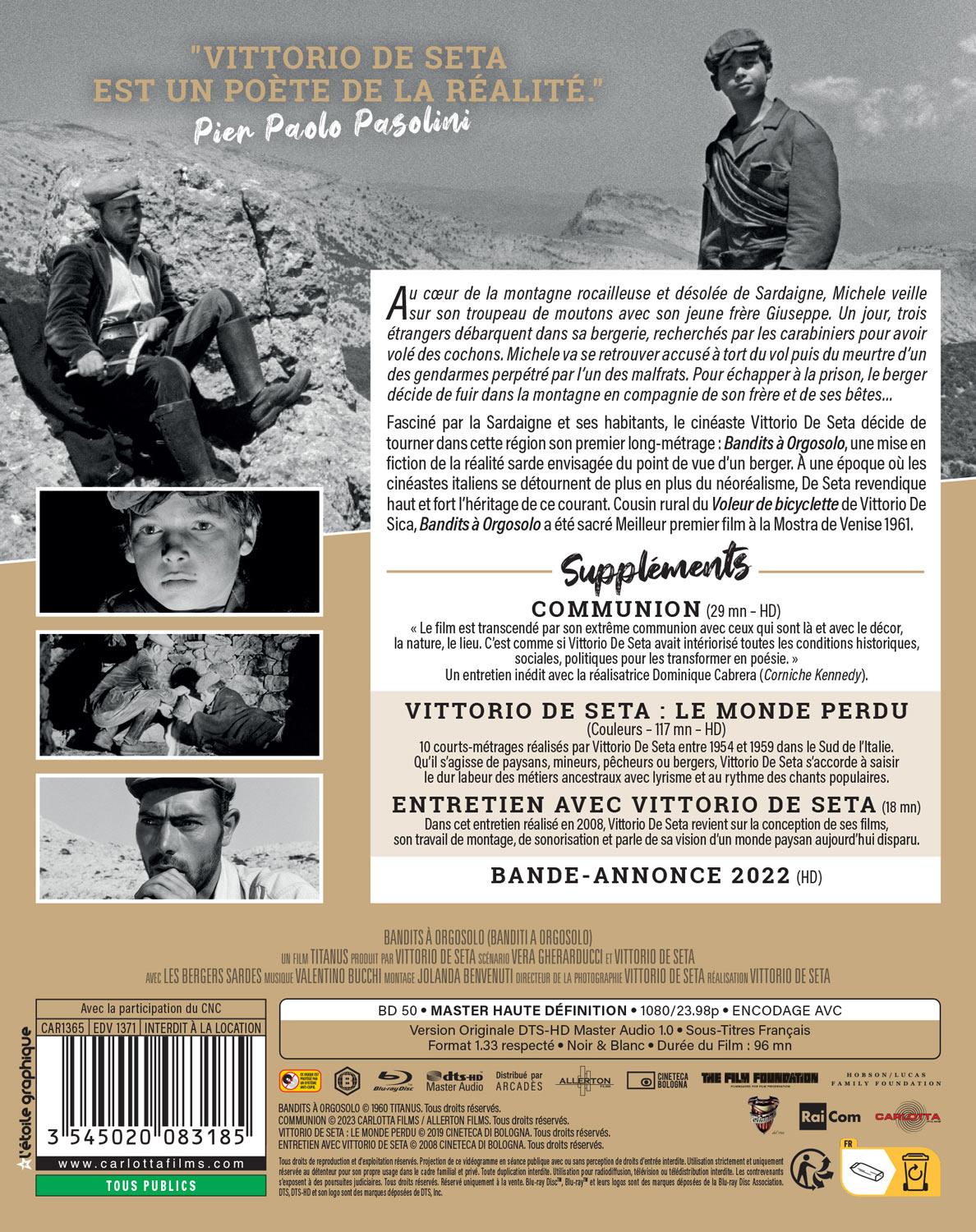 Bandits à Orgosolo [Blu-ray]