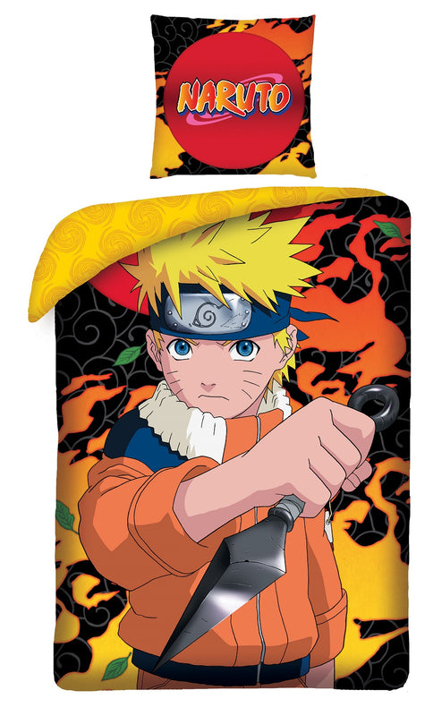 Naruto - Parure de lit en microfibre (200x140cm + 63x63cm)