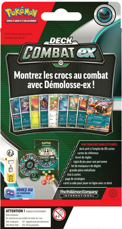 Pokémon JCC - Deck Combat Melmetal-ex ou Démolosse-ex (1x deck aléatoire) - flash vidéo