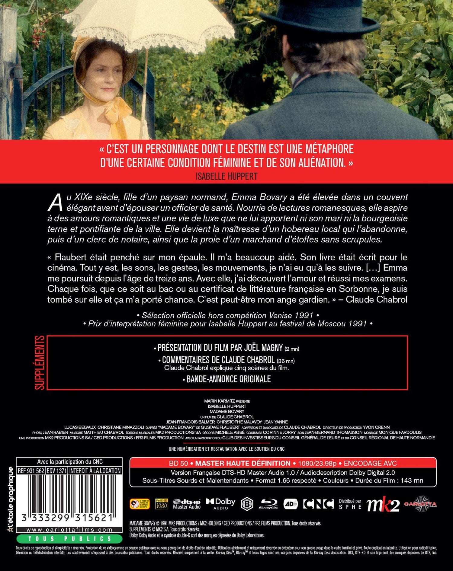 Madame Bovary [Blu-ray]