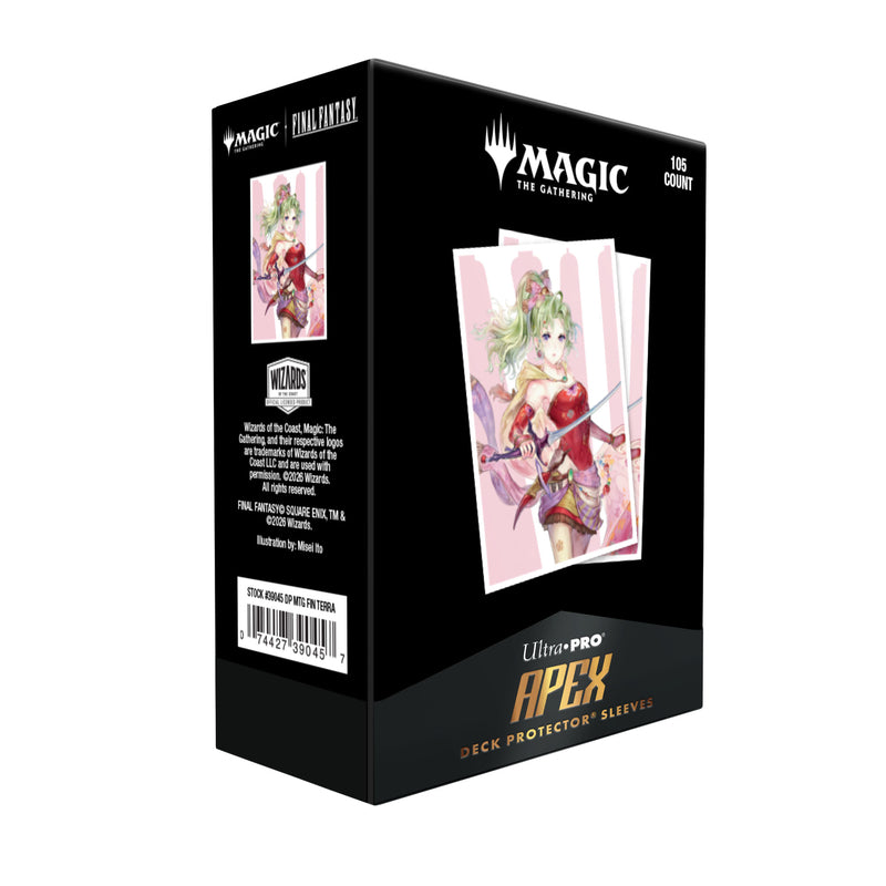 Ultra Pro - Magic: The Gathering - Final Fantasy - Pochettes de protection APEX Deck Terra, Héraut de l'Espoir 105p.