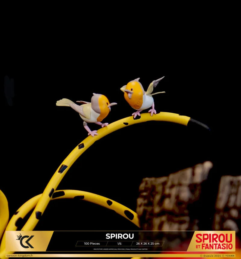 Cartoon Kingdom - 1:6 Statues - Spirou et Fantasio - Spirou "Hommage à Franquin" Statue 26cm - flash vidéo