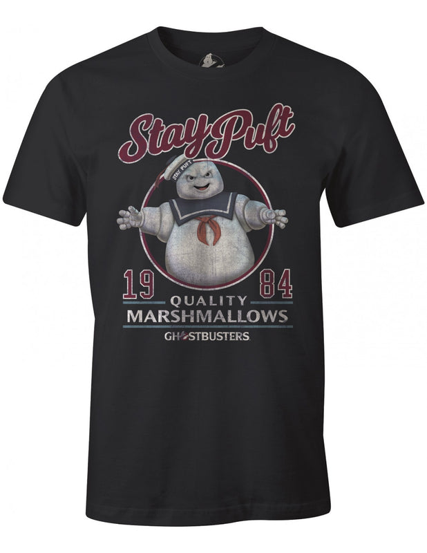 SOS Fantômes - T-shirt Blue Marine Hommes Stay Puft - M