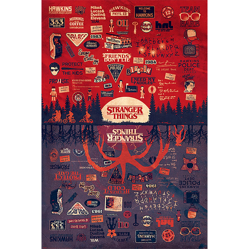 PL 39 - Stranger Things (The Upside Down) - Maxi Poster 91x61cm