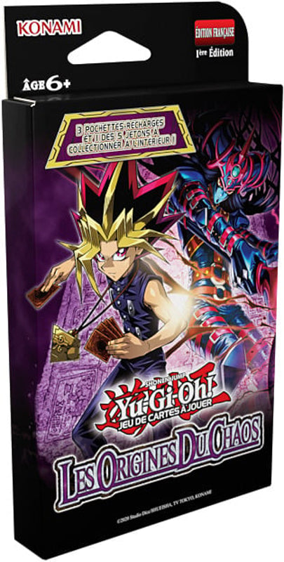 Yu-Gi-Oh! JCC - Pack de 3 Boosters Les Origines du Chaos (Tuckbox cartonné) - Uniquement GSA et GSS