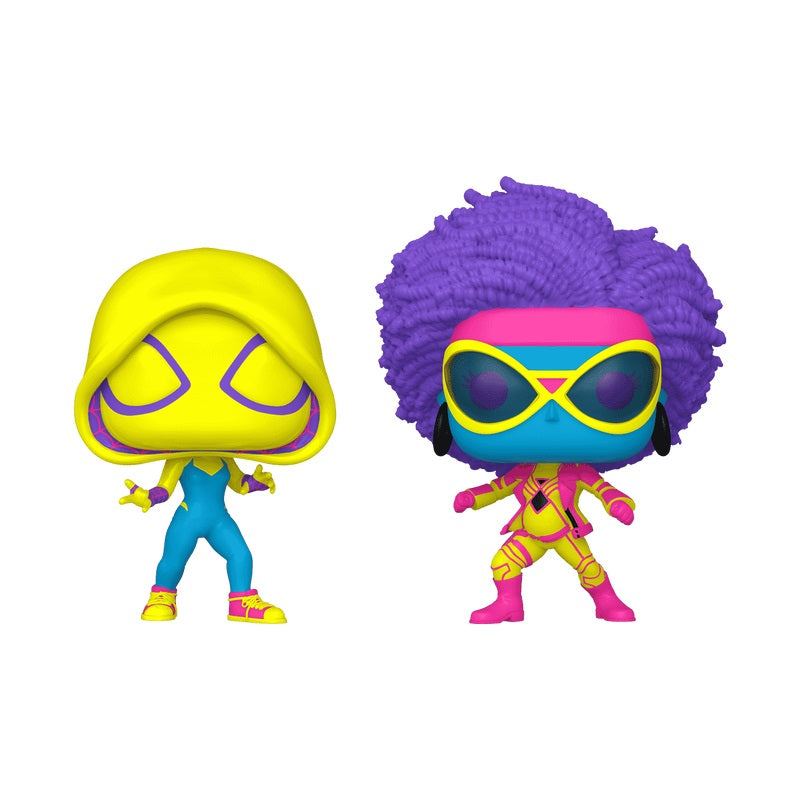 Funko Pop! 2-Pack: Spider-Man: Across the Spider-Verse - Spider-Gwen & Spider-Woman (Blacklight)