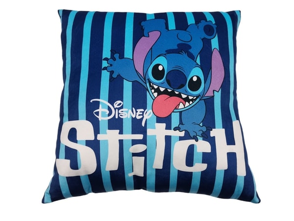 Lilo et Stitch - Coussin double face Stitch Joyeux (40x40cm) - flash vidéo