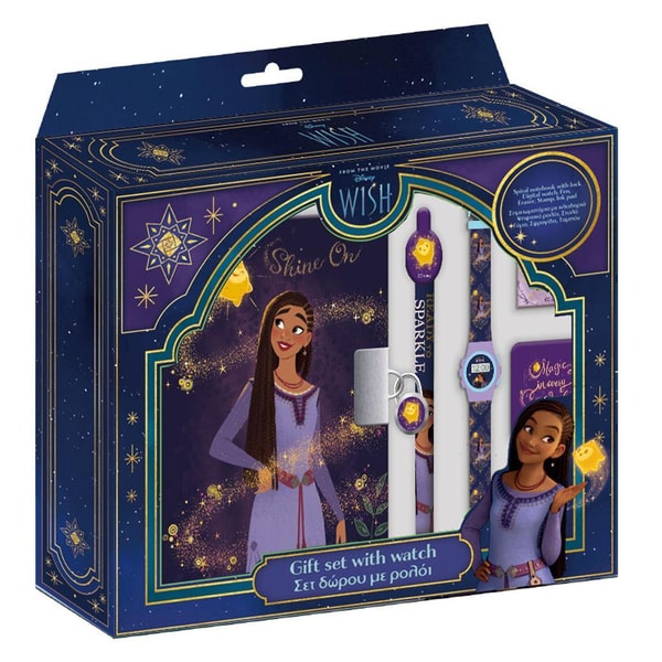 Wish : Asha et la Bonne Étoile - Coffret cadeau avec montre - flash vidéo