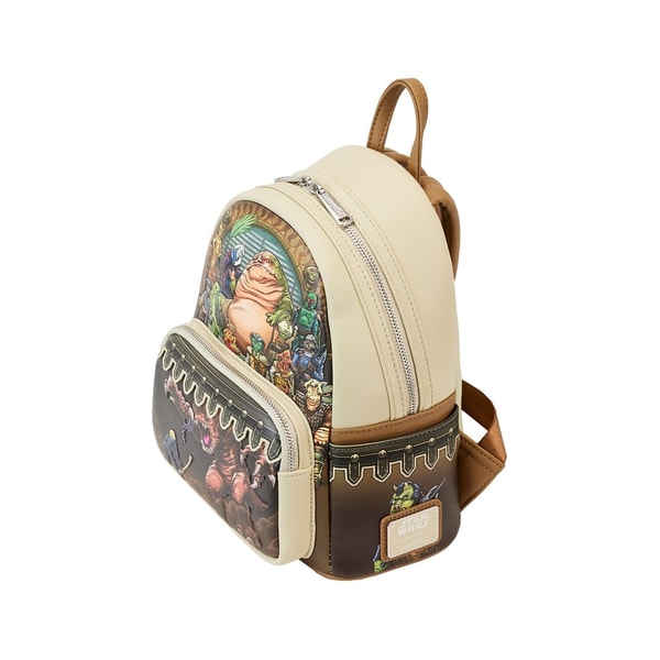 Loungefly: Lucasfilm - Star Wars Return Of The Jedi 40th Anivversary - Jabbas Palace Mini Backpack - flash vidéo