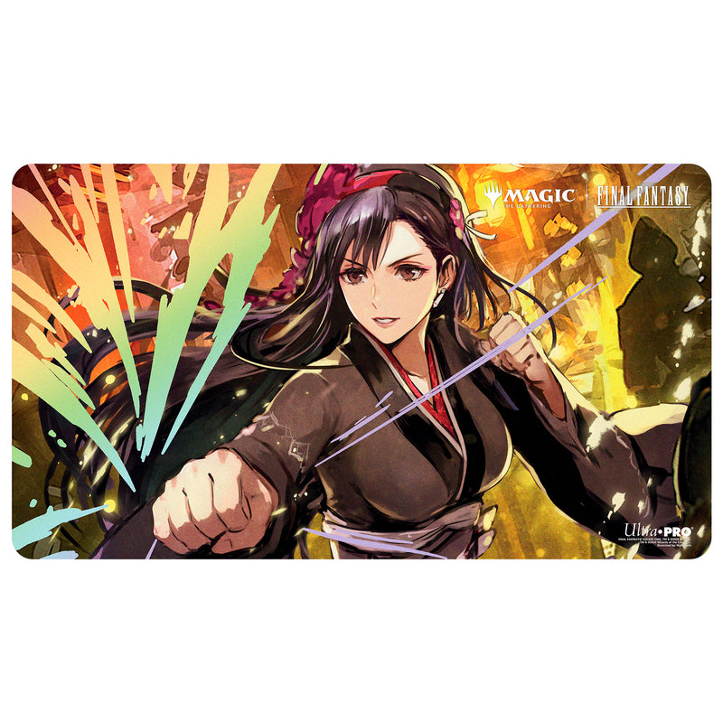 Ultra Pro - Magic: The Gathering - Final Fantasy - Tapis de jeu métallisé Tifa Lockhart