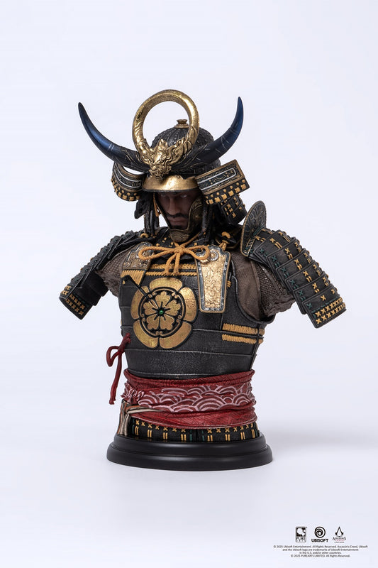 PureArts - 1:4 Scale Bust - Assassin's Creed Shadows - Buste Yasuke 21cm
