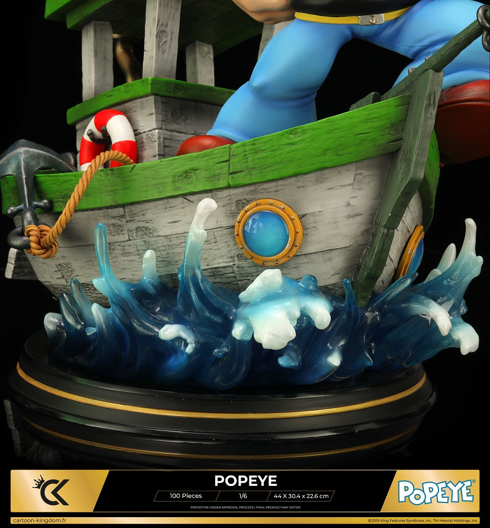 Cartoon Kingdom - 1:6 Statues - Popeye "Spinash Version" Statue 44cm - flash vidéo