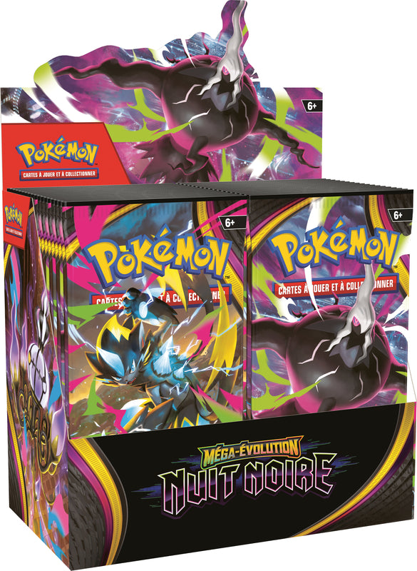 Pokémon JCC : Display de Pack de Booster Méga-Évolution - ME05 Nuit Noire (Display x36)