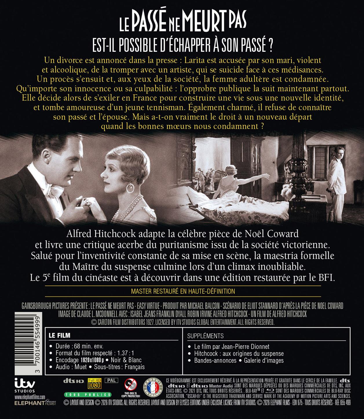 Le Passé ne meurt pas (Easy Virtue) [Blu-ray]