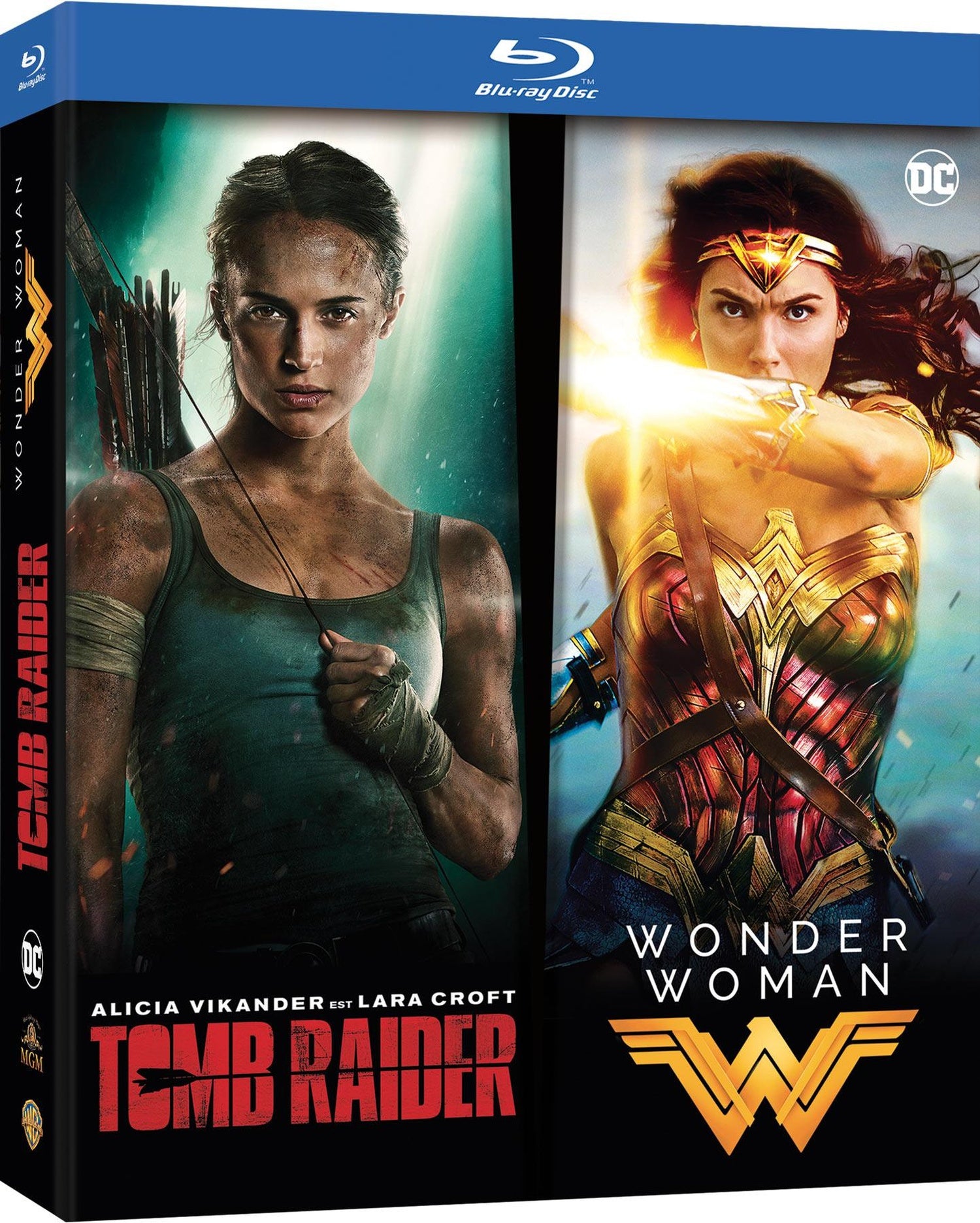 Coffret Tomb Raider (2018) + Wonder Woman - Collection de 2 films [Blu-ray]