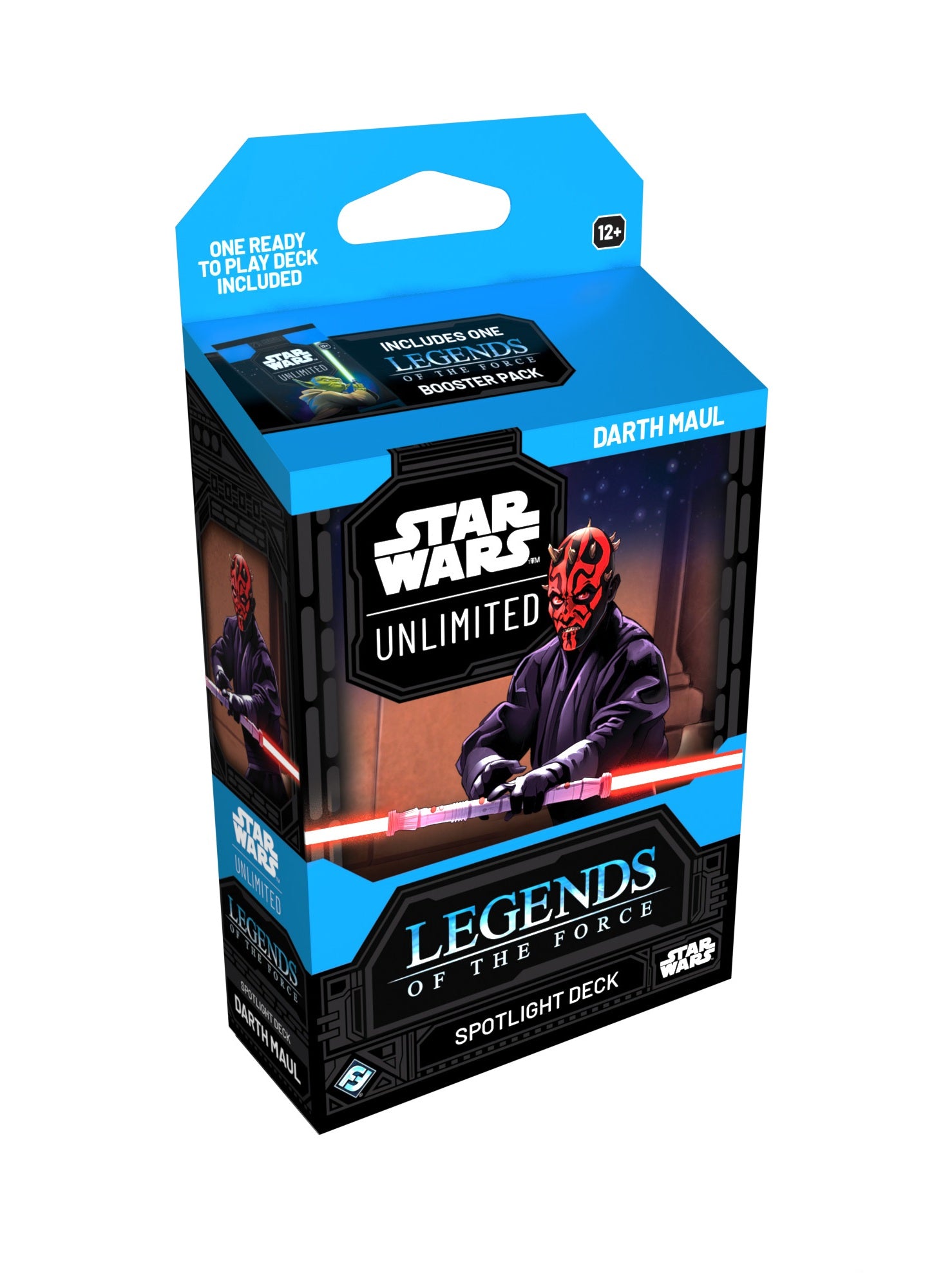 Star Wars Unlimited TCG - Legends of the Force Spotlight Deck Qui-Gon Jinn & Darth Maul Display (6x decks)