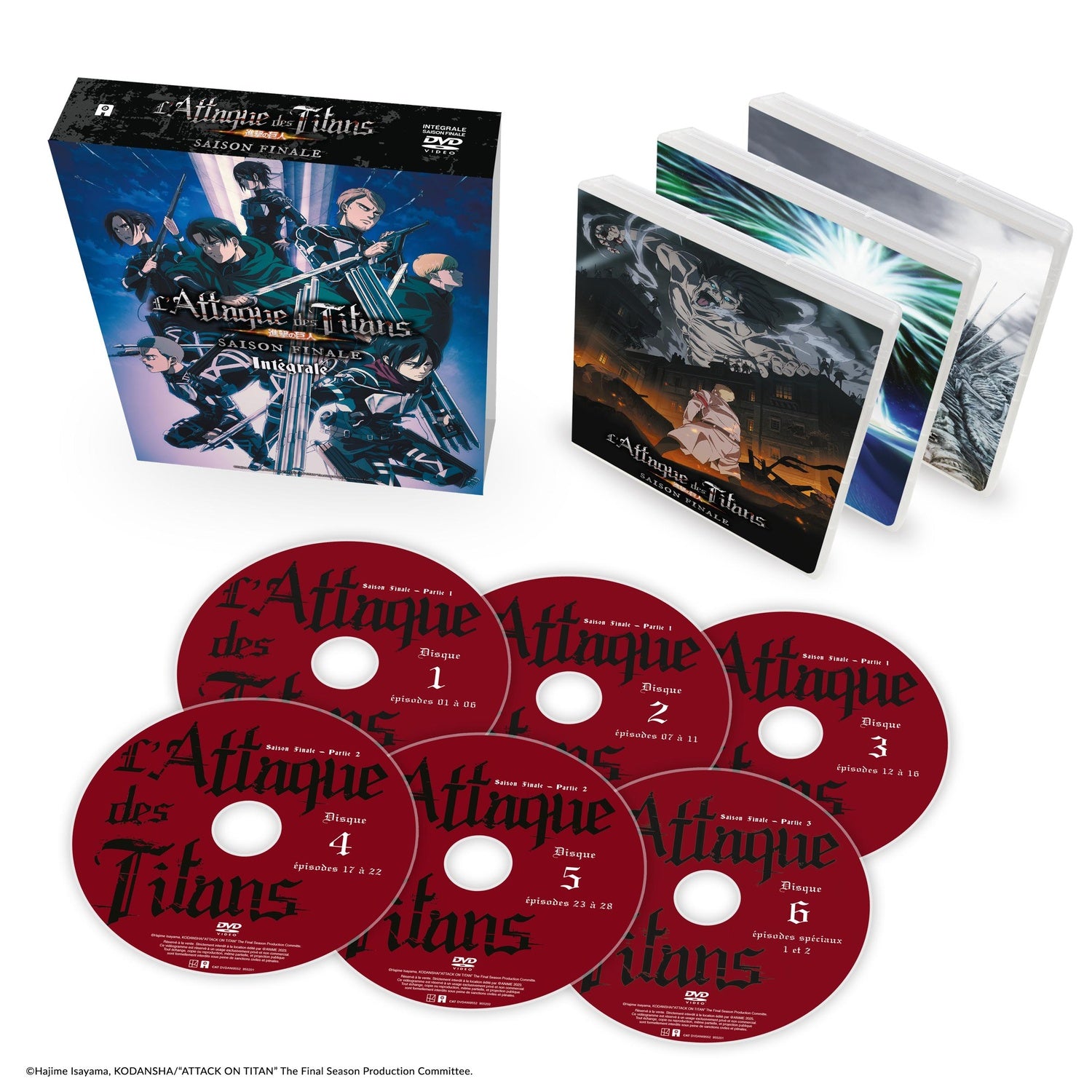 L'Attaque des Titans - Saison finale intégrale [DVD]