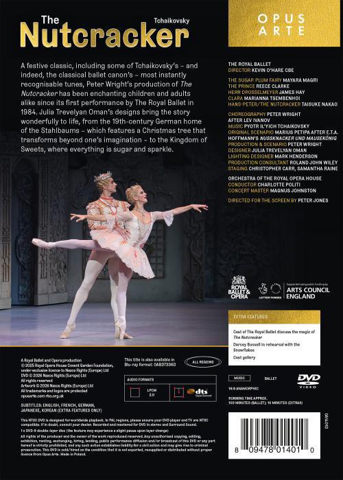 Piotr Ilyitch Tchaikovski (1840-1893) : Casse-Noisette, ballet en 2 actes [DVD]