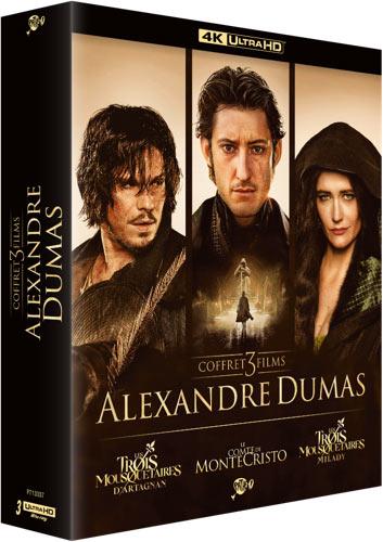 Coffret 3 films Alexandre Dumas : Le Comte de Monte Cristo + Les Trois Mousquetaires : D'Artagnan & Milady [4K Ultra HD]