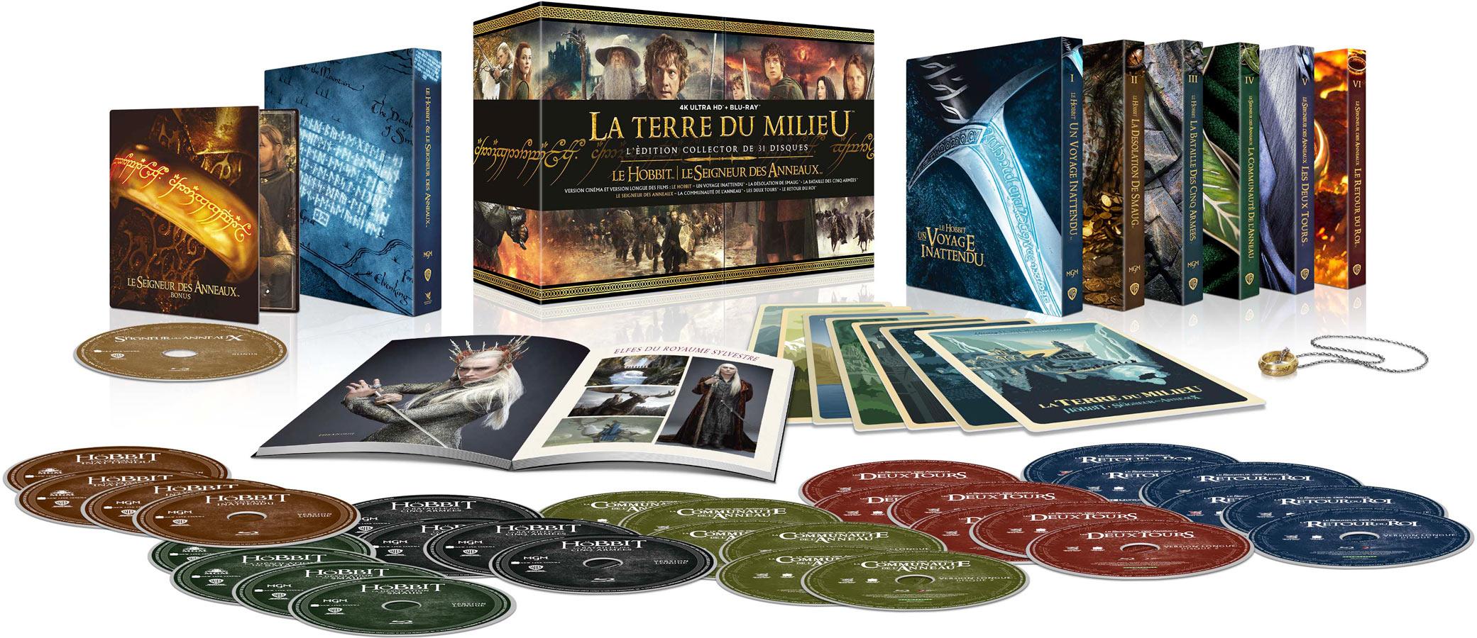 La Terre du Milieu - Coffret trilogie Le Hobbit + trilogie Le Seigneur des Anneaux [4K Ultra HD]