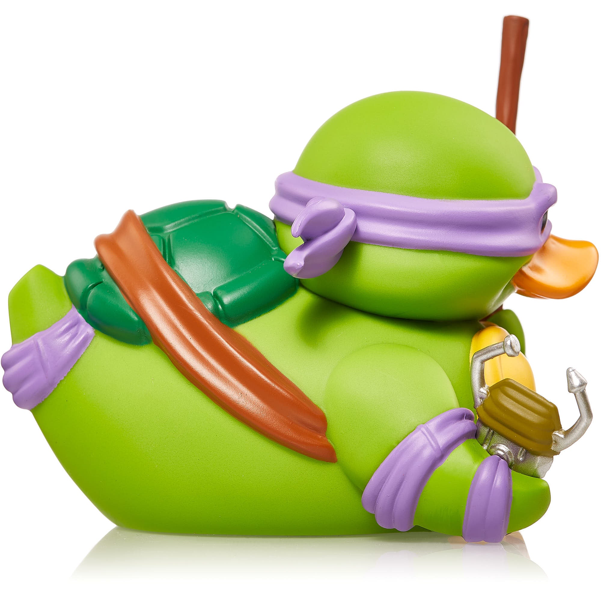Numskull - Mini TUBBZ Canard de bain - Tortues Ninja - Donatello (Édition baignoire) - 8cm - flash vidéo
