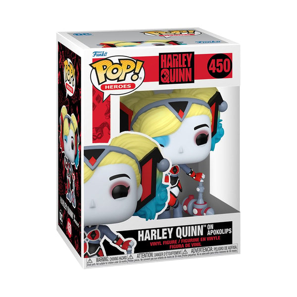 Funko Pop! Heroes: DC Comics - Harley Quinn (Apokolips) - flash vidéo
