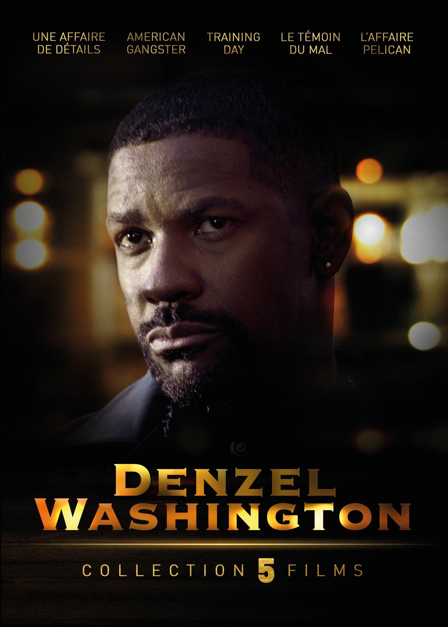 Denzel Washington - Collection 5 films : Une affaire de détails + Training Day + L'Affaire Pélican + Le Témoin du mal + American Gangster [DVD]