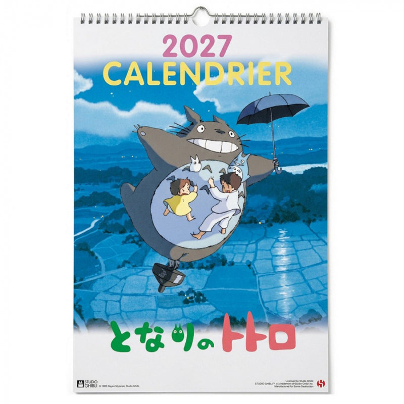 Ghibli - Mon Voisin Totoro - Calendrier Mural Totoro 2027 - Version Anglaise