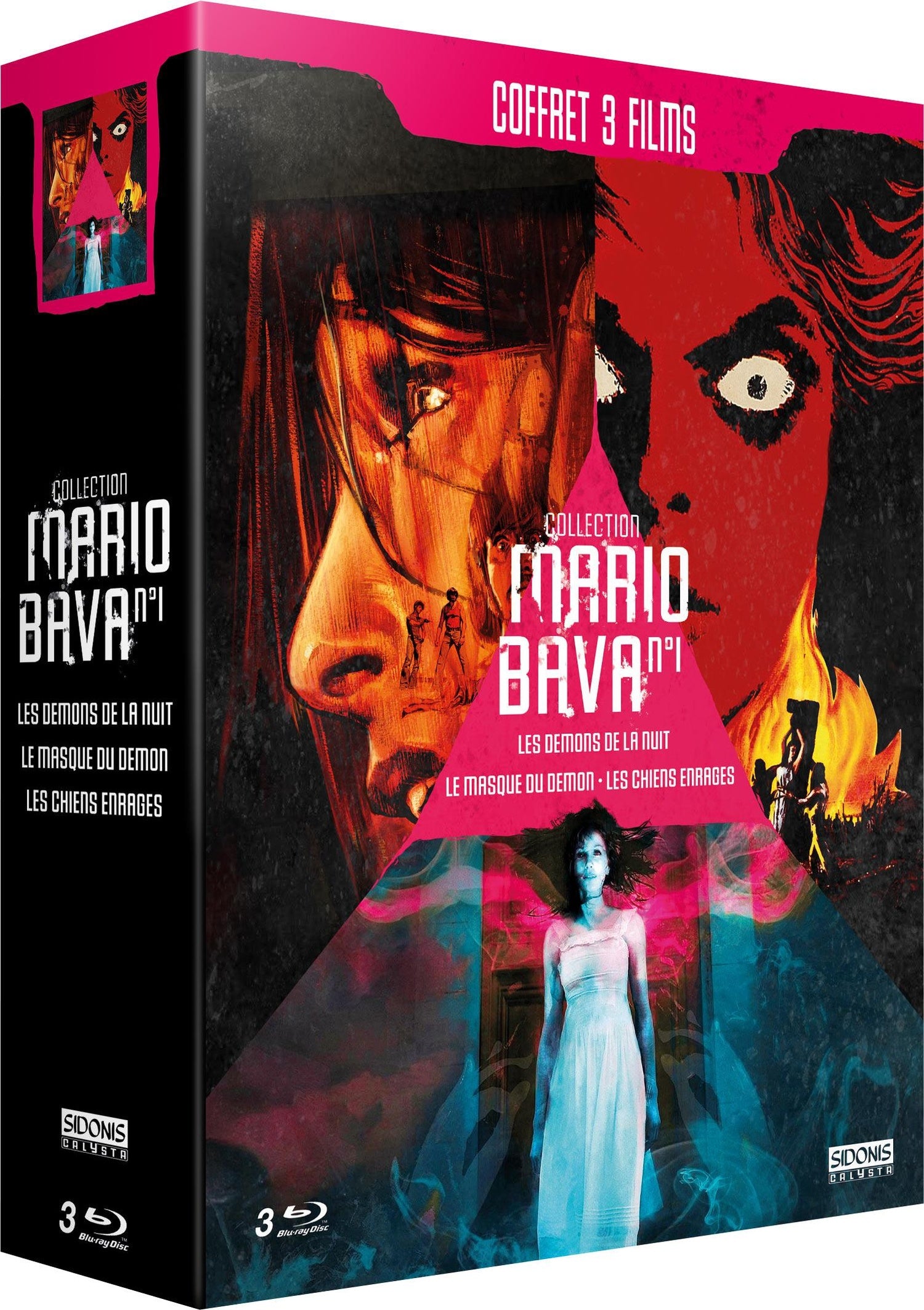 Collection Mario Bava n°1 : Les Démons de la nuit + Le Masque du démon + Les Chiens enragés [Blu-ray]