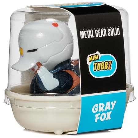 Numskull - Mini TUBBZ Canard de bain - Metal Gear Solid - Gray Fox (Édition baignoire) - 8cm - flash vidéo
