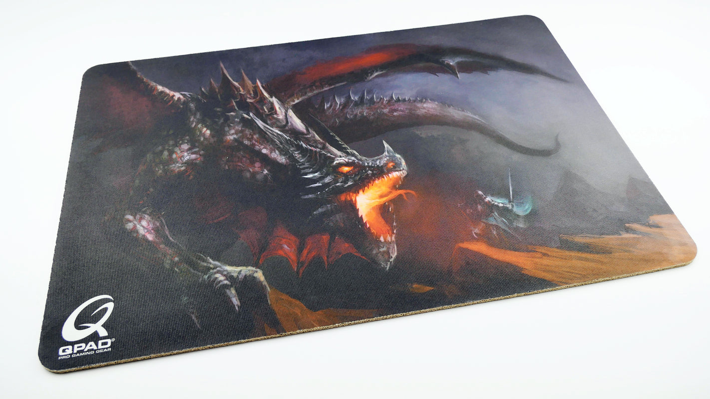 QPAD - CT Collector Dragon - Tapis de souris Gaming XXL 40.5x28.5cm