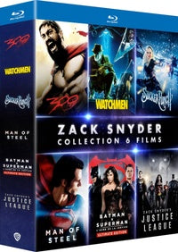 Coffret Zack Snyder : 300 + Watchmen + Man of Steel + Batman v Superman : L'aube de la justice + Zack Snyder's Justice League + Sucker Punch [Blu-ray]