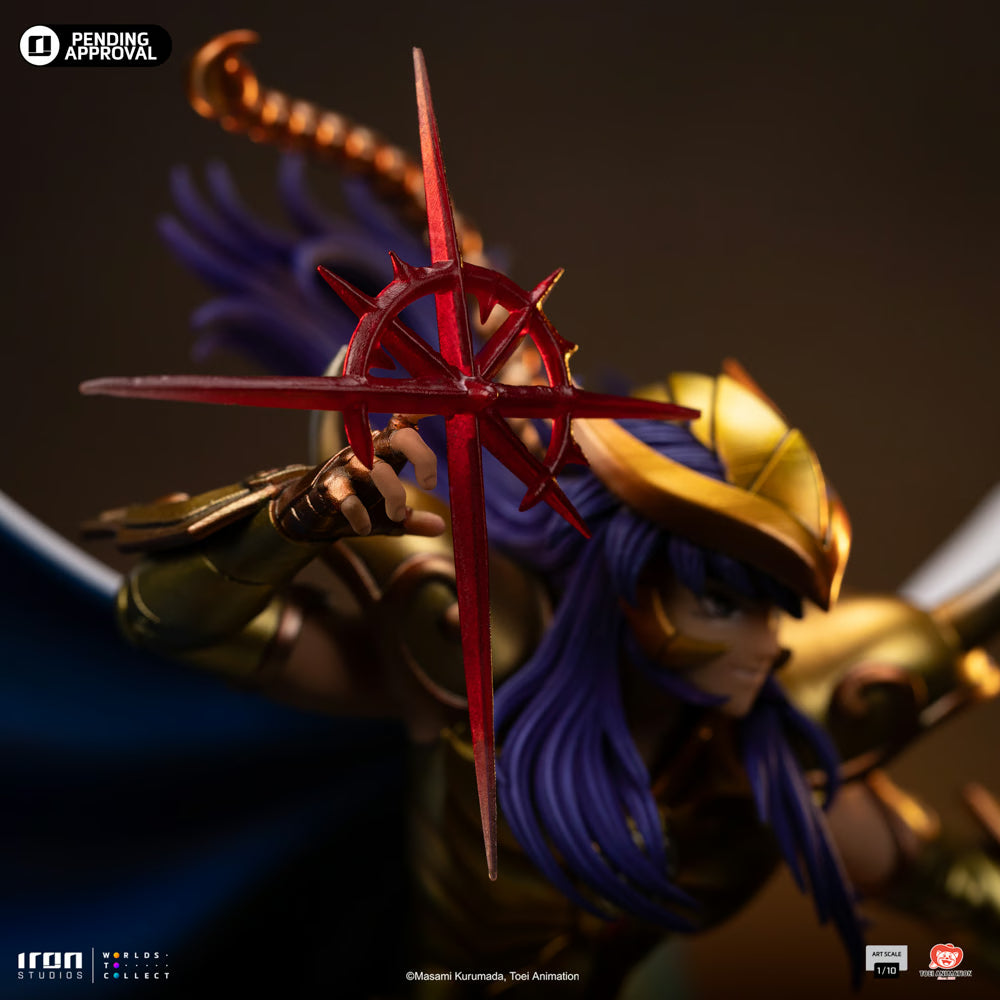 Iron Studios - Art Scale 1/10 - Saint Seiya - Scorpio Milo Statue 24cm - flash vidéo