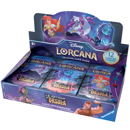 Disney Lorcana JCC : Le retour d’Ursula - Display de Boosters (24 Boosters)