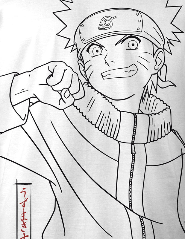 Naruto - T-shirt Blanc "Japanese Art" - M