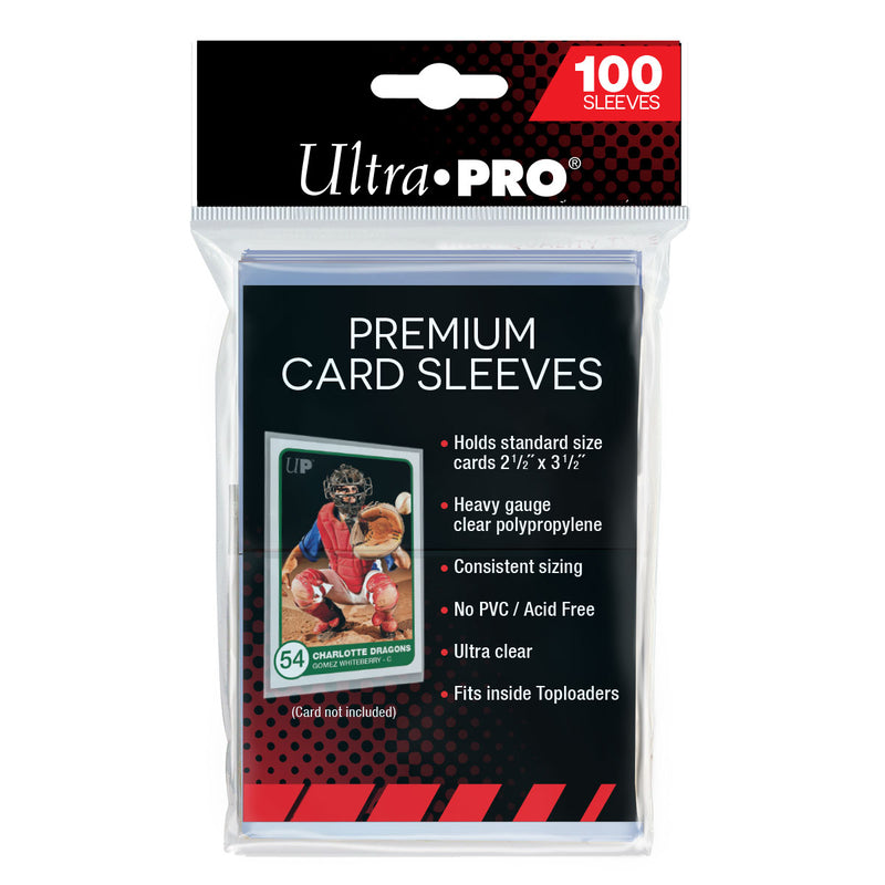 Ultra Pro - Pochettes pour cartes Premium 63,5 x 88mm (sachet de 100 pochettes)