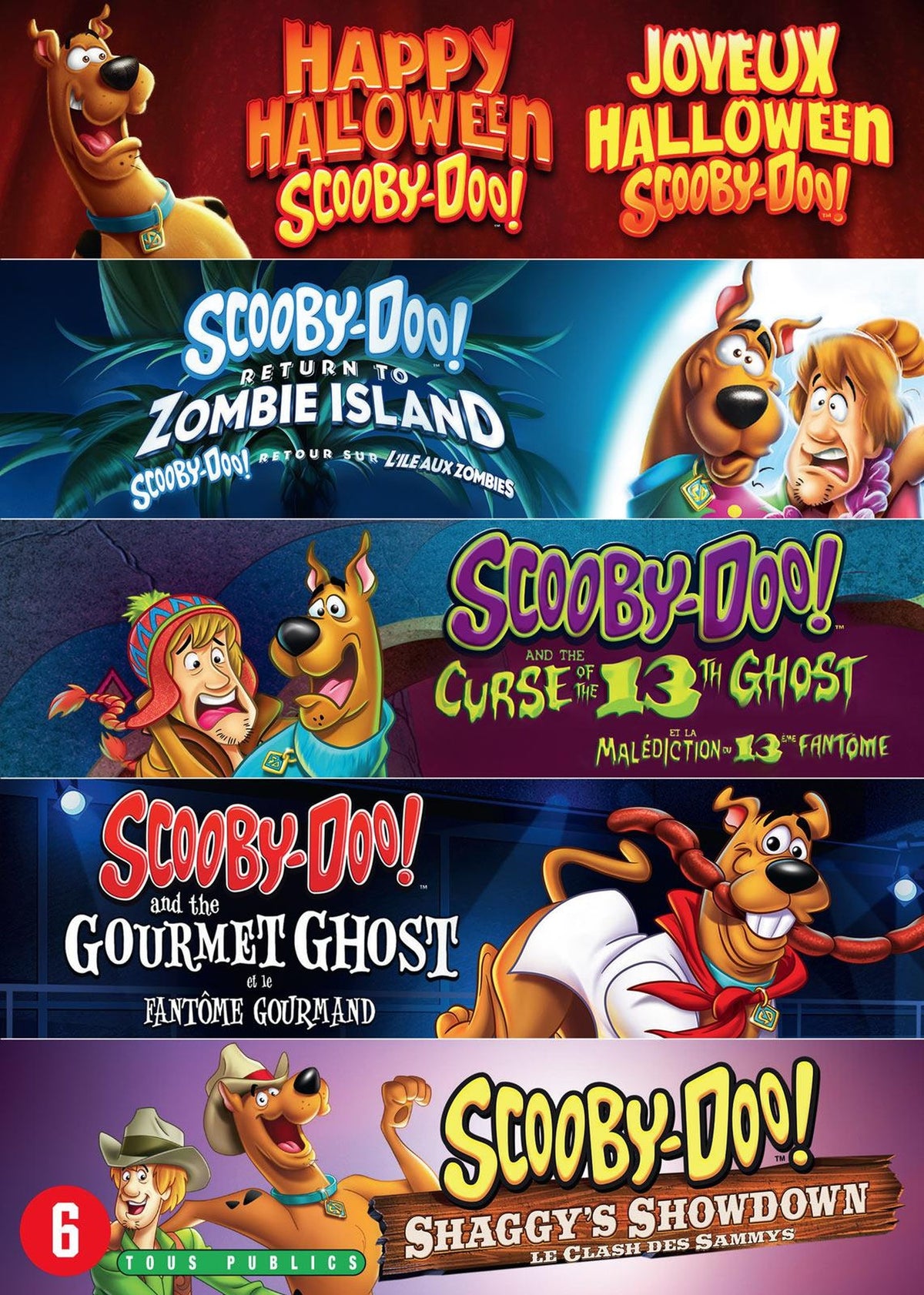 Scooby-Doo - 5 aventures [DVD]