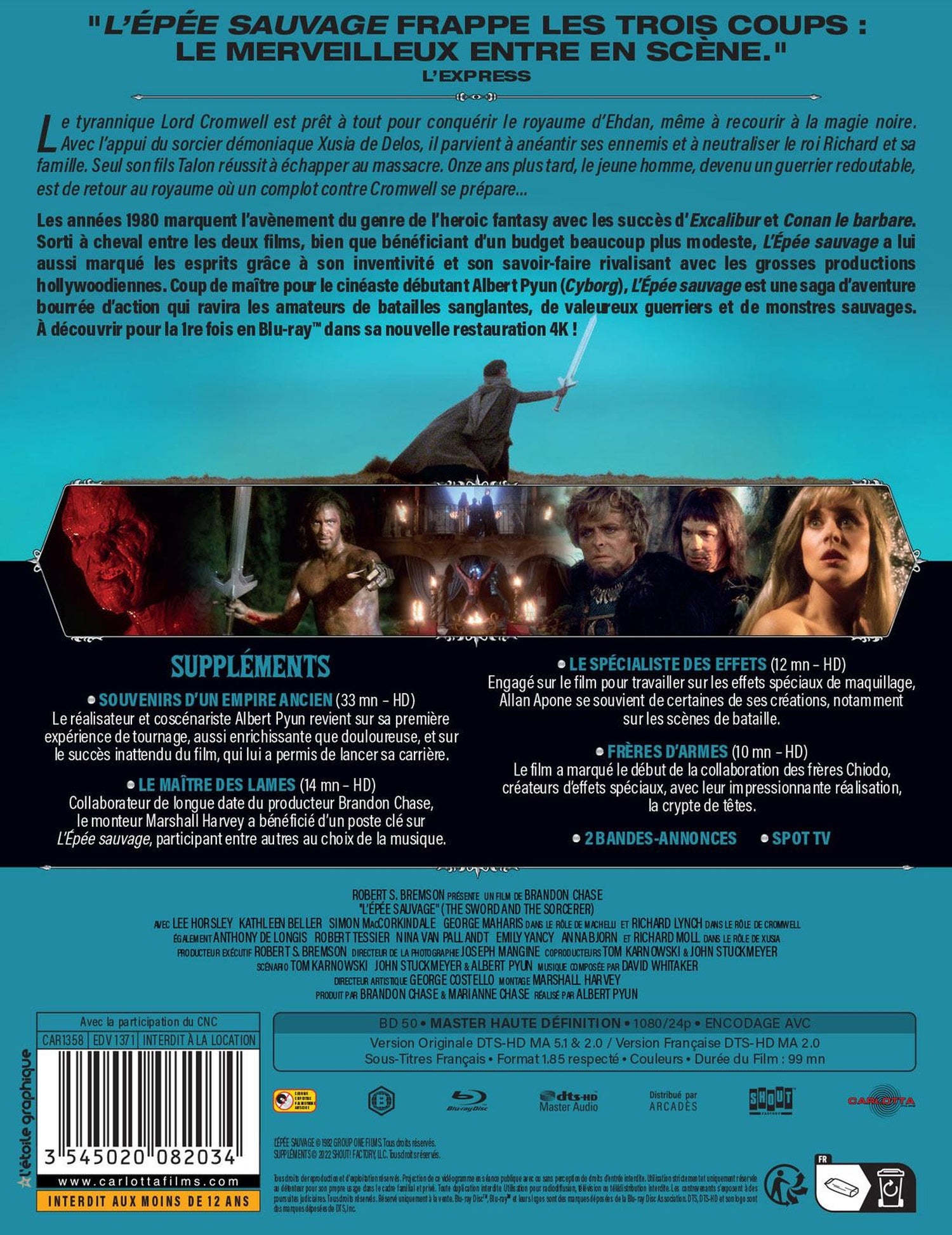 L'Épée sauvage [Blu-ray]