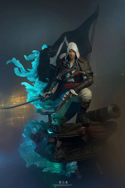 PureArts - 1:4 Scale Statues - Assassin's Creed - Animus Edward Statue 79cm