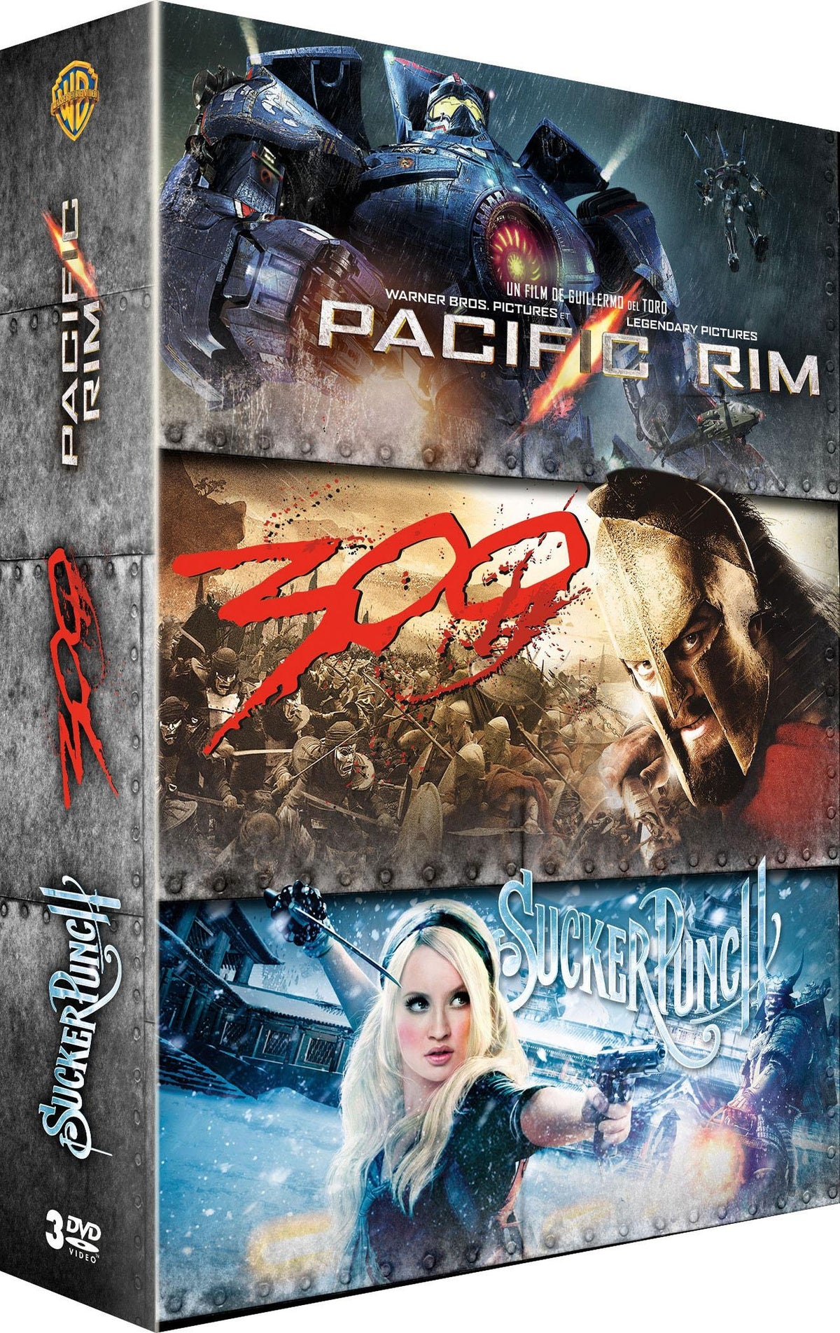 Pacific Rim + Sucker Punch + 300 [DVD]