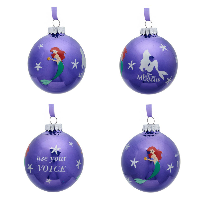 Disney - Lot de 7 Boules de Noël - La Petite Sirène
