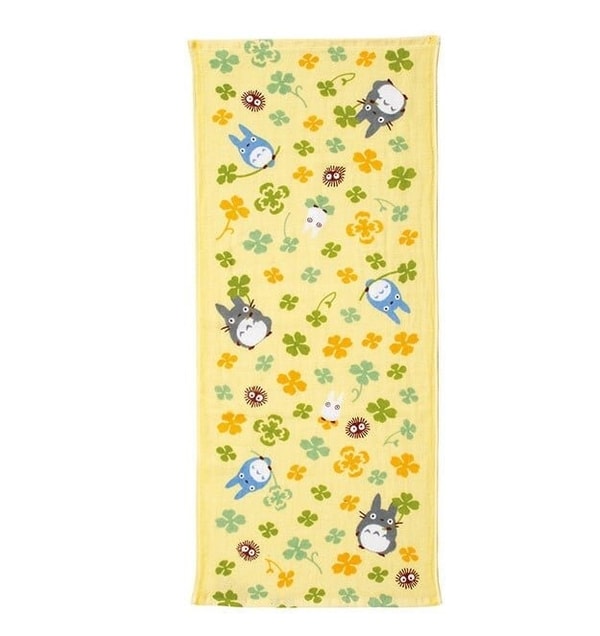 Ghibli - Mon Voisin Totoro - Imabari Serviette Totoro Trèfle 34X80cm - flash vidéo