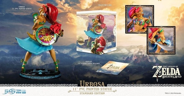 First 4 Figures - The Legend of Zelda : Breath of the Wild - Urbosa Statue Edition Standard 27cm - flash vidéo
