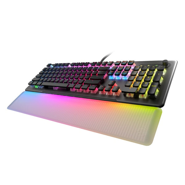 Roccat - Clavier de jeu RGB optique Vulcan II Max Noir - Disposition Qwerty US - flash vidéo