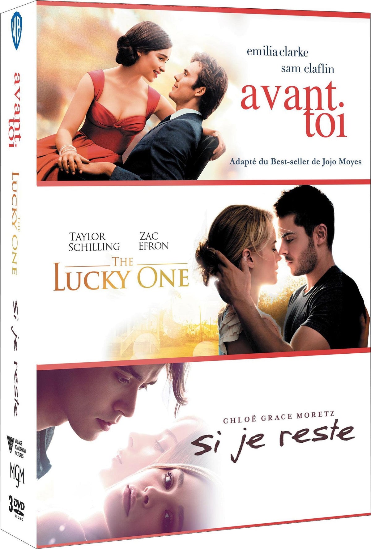 Cofftret : Avant toi + The Lucky One + Si je reste [DVD]