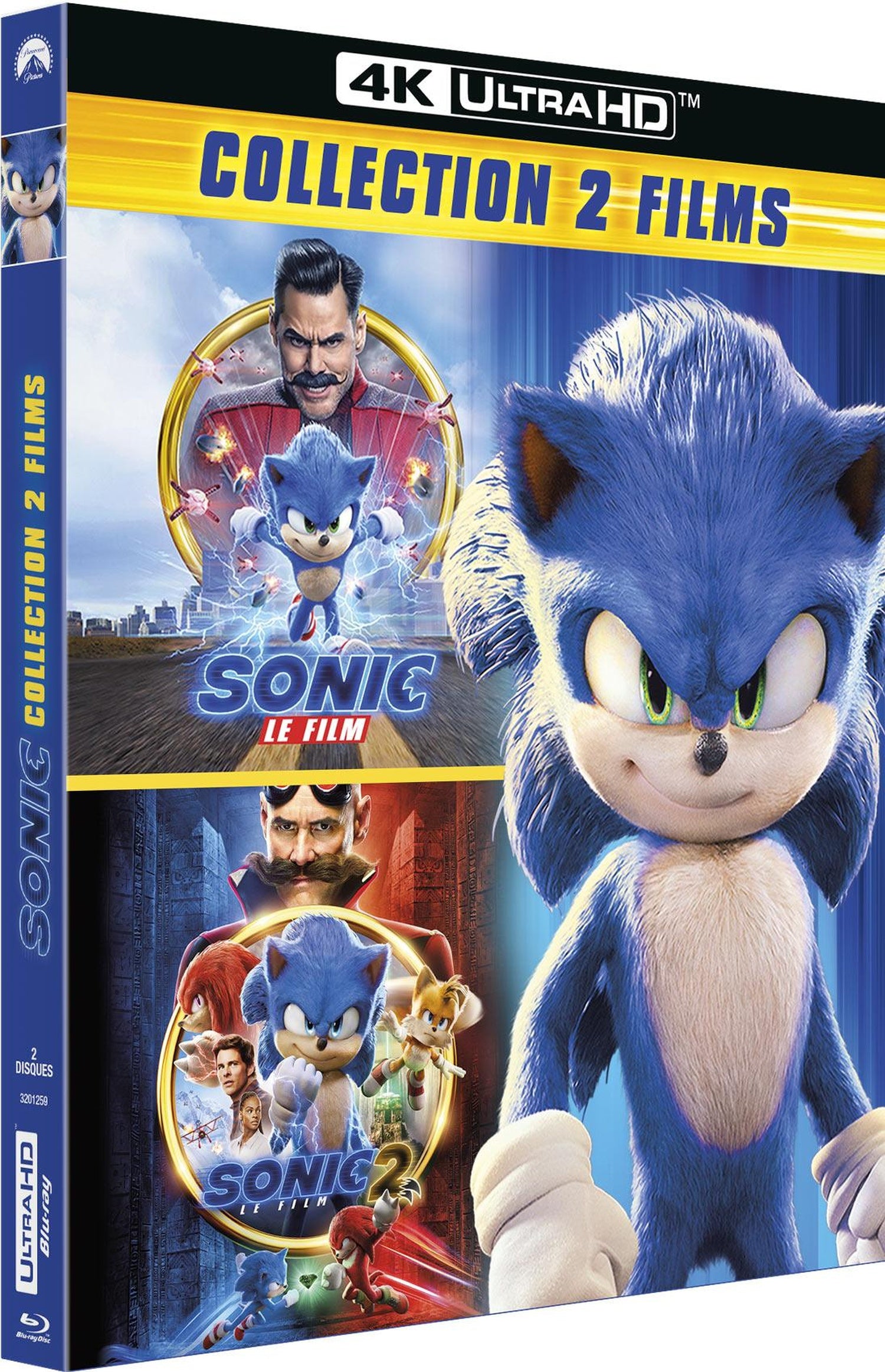 Sonic, le film 1 & 2 [4K Ultra HD]
