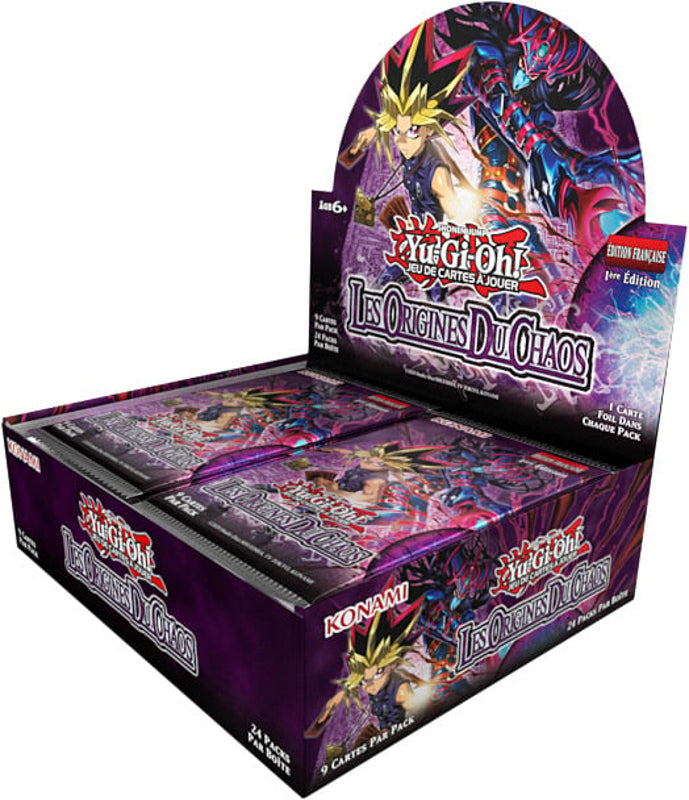 Yu-Gi-Oh! JCC - Display de Pack de Booster Les Origines du Chaos (24 Boosters)