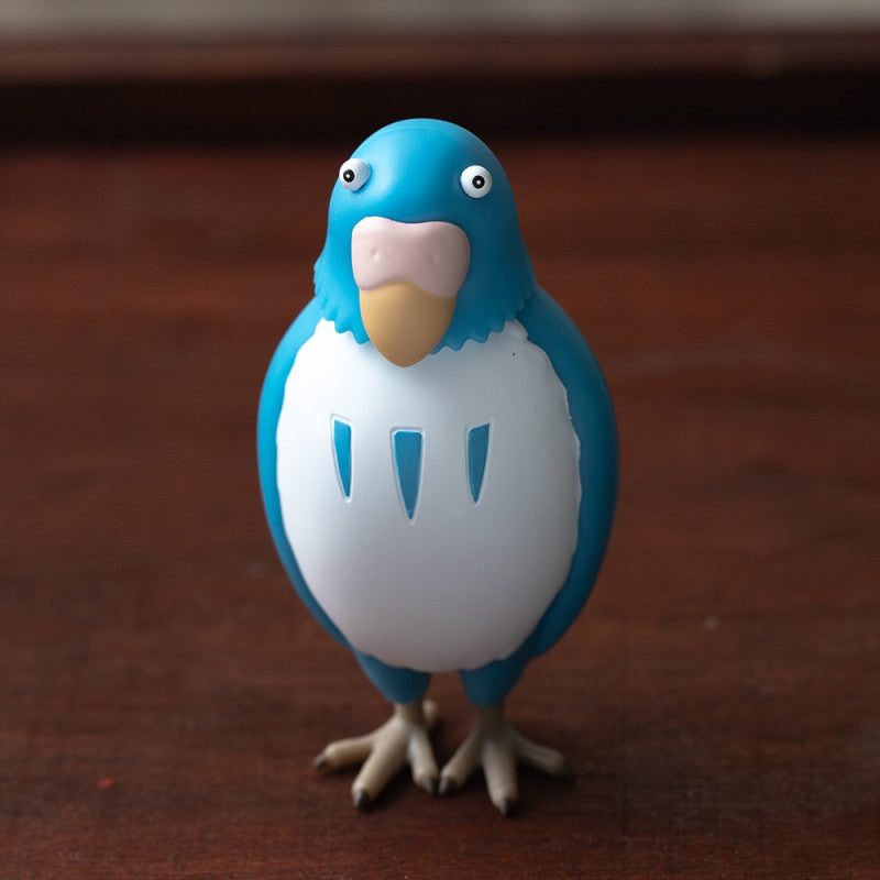 FIGURINE BOBBLE HEAD PERRUCHE BLEUE - LE GARÇON ET LE HÉRON