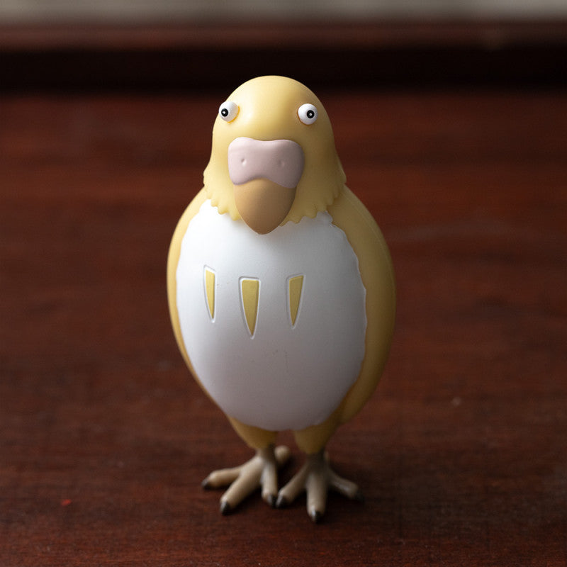 FIGURINE BOBBLE HEAD PERRUCHE JAUNE - LE GARÇON ET LE HÉRON